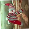 Ciieeo 2 Pack Christmas Curtain Buckles Doll Clip Tiebacks for Bedroom Decorations Gold Color Decorative Home Accessories view 4