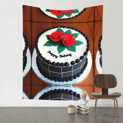 FoRes Delicious cakes Tapestry 60x51in Artistic Wall Decor for Living Room and Dorm Perfect for Indoor and Outdoor Decor