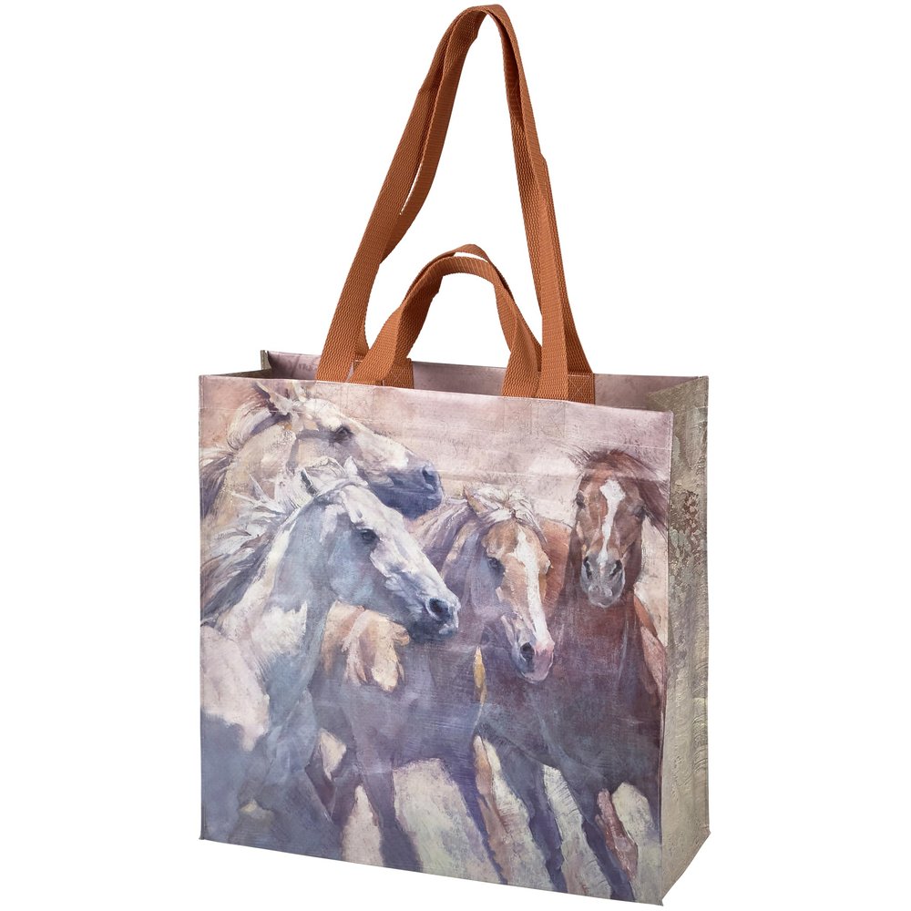 Primitives by Kathy Horses Market Tote