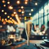 Party Essentials CHAMPBOX-625 Plastic Champagne Flute, 5-Ounce Capacity, Clear With Gold Rim, Case of 60 view 2