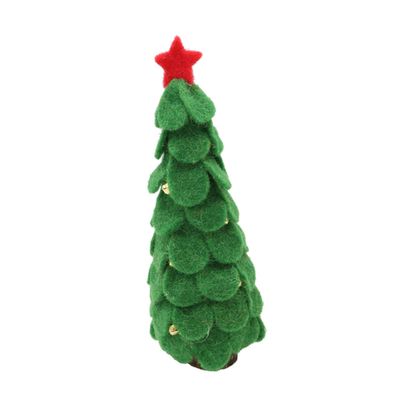 Ciieeo Small Christmas Tree Accessory Xmas Decorative Ornaments for Holiday Table Decor Room Adornments