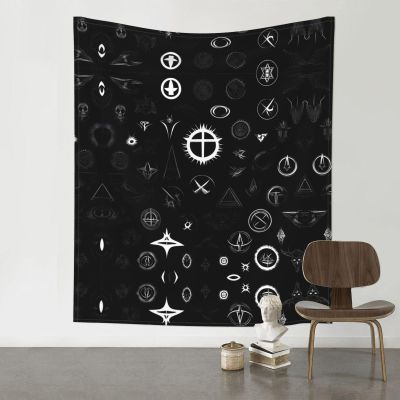 FoRes Black and White Universe Tapestry 60x51in Artistic Wall Decor for Living Room and Dorm Perfect for Indoor and Outdoor Decor