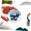 2Pcs Shape Ceramic Dipping Plates Blue Porcelain Sauce Dish for Condiments Seasoning Vinegar Bbq and Appetizers Kitchen and Outdoor Use view 3