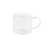 3.5oz Clear Coffee Mugs With Handle and Lid Transparent Multipurpose Hot & Cold Resistant Durable Washable Disposable Plastic Miniware Event Dinner Buffet Indoor Outdoor Reusable Beverage Cup (24) view 1