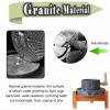 ARTSZY Small Stone Mill with Wooden Frame, Retro Hand Crank Grains Mill Coffee Mill for Capsicum Peanuts Spice Sesame Seeds, Household Natural Granite Mill Grinder(Medium) view 3