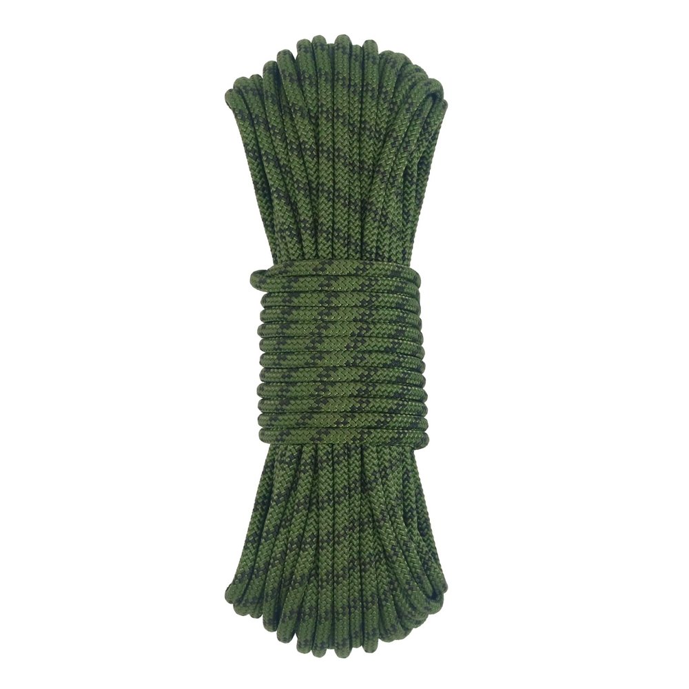 NewDoar Static Climbing Rope 6mm Accessory Cord Rope,for Arborist Tree, Mountaineering, Sailboat Rope,Dock Lines,Hauling Dragginge-ArmyGreen/30M