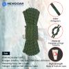 NewDoar Static Climbing Rope 6mm Accessory Cord Rope,for Arborist Tree, Mountaineering, Sailboat Rope,Dock Lines,Hauling Dragginge-ArmyGreen/30M view 2