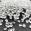 Siencooray Glass Stones, 0.85LB/385g Clear Aquarium Gravel Rocks, Clear Pebbles for Fish Tank, Sea Glass for Vase Filler Craft view 1