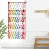 Stuffed Animal Toy Net Hammock Wall Hanging Organizer Bathroom Nursery Children Plush Toy Storage Boho Macrame for Books Ball, Multicolor, 105cmx52cm view 2