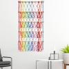 Stuffed Animal Toy Net Hammock Wall Hanging Organizer Bathroom Nursery Children Plush Toy Storage Boho Macrame for Books Ball, Multicolor, 105cmx52cm view 4
