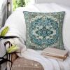 Verstory Sage Green Blue Boho Floral Throw Pillow 20""x20"" Covers Super Soft Home Decor Double-Sided Bedroom Recliner Sofa CarLiving Warm Cozy, Style4 view 2
