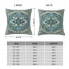 Verstory Sage Green Blue Boho Floral Throw Pillow 20""x20"" Covers Super Soft Home Decor Double-Sided Bedroom Recliner Sofa CarLiving Warm Cozy, Style4 view 3