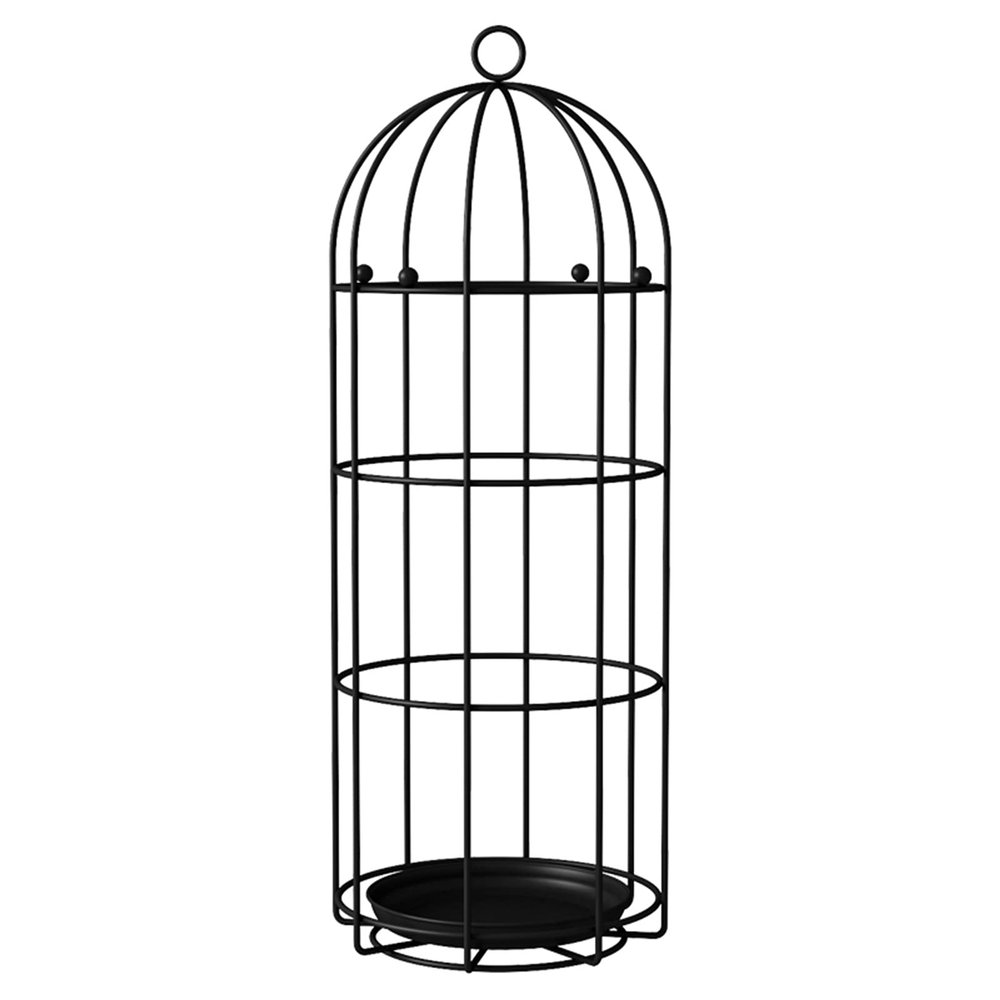 EliteBloom Umbrella Racks Metal Umbrella Stand Umbrella Holder with Hooks and Drip Tray, Space-Saving Home Hotel Office Entrance Umbrella Basket, Capacity 12 Umbrellas (Black)