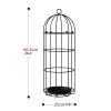 EliteBloom Umbrella Racks Metal Umbrella Stand Umbrella Holder with Hooks and Drip Tray, Space-Saving Home Hotel Office Entrance Umbrella Basket, Capacity 12 Umbrellas (Black) view 2
