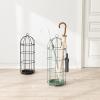 EliteBloom Umbrella Racks Metal Umbrella Stand Umbrella Holder with Hooks and Drip Tray, Space-Saving Home Hotel Office Entrance Umbrella Basket, Capacity 12 Umbrellas (Black) view 3
