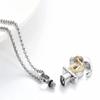 QGJNSGC Cremation Jewelry for Ashes Anchor Urn Necklace Stainless Steel Memorial Ashes Hold Keepsake Urn Pendant for Women Men view 3