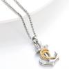 QGJNSGC Cremation Jewelry for Ashes Anchor Urn Necklace Stainless Steel Memorial Ashes Hold Keepsake Urn Pendant for Women Men view 4