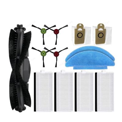 BCWBLWE Sweeper Accessories Main Side Brush Hepa Filter Dust Bag MopCompatible for Honiture Q6 SE Robot Vacuum Cleaner Replacement Spare Parts (Color : Set B), fu88yyun01