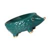 Amosfun 1piece Ceramic Hedgehog Soap Holder Stylish Storage Rack for Bathroom Kitchen Toilet Easy to Clean Design Drainage System for Storage view 1