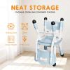 JIAOQIU Kids Chair Adjustable Height Children Chairs Suitable for Children Age 2-8 with Foot Covers for Home Classroom Kindergarten and Children's venues Two-Pack view 2