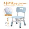 JIAOQIU Kids Chair Adjustable Height Children Chairs Suitable for Children Age 2-8 with Foot Covers for Home Classroom Kindergarten and Children's venues Two-Pack view 4