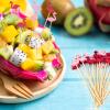 120 PCS Flamingo Cocktail Picks - 4.7-Inch Bamboo Toothpicks for Appetizers, Drinks, Luau, Hawaiian Beach, and Holiday Party Supplies view 3
