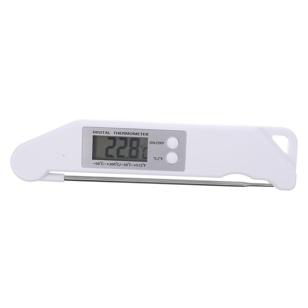 Zerodeko Cooking Thermometer Digital Folding Meat Thermometer for Grilling Easy to Read for Home Chef