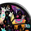 VTGHDEEQ Wall Clock Battery Operated,Easy to Read,Animal Alpaca Llama Print,Round Silent Clock 9.8 in, C7oi3ipsbxya, Ve6b1sypeedm view 4