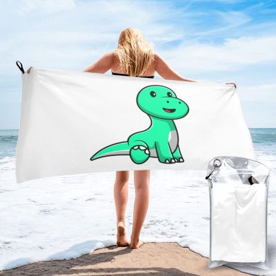 SIYTUAU Cute Little Dinosaur Bath Towels 27.5"x55" Inch Super Soft Quick Dry Bath Towel Travel Gym Beach Towel Picnic Yoga Blankets