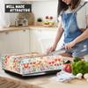 Freewander Electric Griddle Grill Pan Dust Cover Baking Pan Cover Skillet Dust Protection Kitchen Appliance Protector Fit for Most Baking Tray Gifts for Housewarming, Tulip Butterfly Print view 4