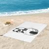 SIYTUAU Cute Panda Rice Balls Bath Towels 27.5"x55" Inch Super Soft Quick Dry Bath Towel Travel Gym Beach Towel Picnic Yoga Blankets view 3
