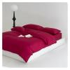 ADovz 100% Cotton Black Wine Red Vibrant Bedding Set Ultra Soft Comfortable Duvet Cover Elastic Fitted Pillowcase Queen King 4Pcs,Bed Sheets, FH-762 view 3