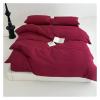 ADovz 100% Cotton Black Wine Red Vibrant Bedding Set Ultra Soft Comfortable Duvet Cover Elastic Fitted Pillowcase Queen King 4Pcs,Bed Sheets, FH-762 view 4