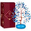 Turquoise Crystal Tree of Life Birthday Gifts for Women, Mom, Friends, Feng Shui Reiki Healing Chakra Tree for Positive Energy, Good Luck, Money, Handmade Aesthetic Home Office Desk Room Table Decor view 1