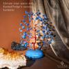 Turquoise Crystal Tree of Life Birthday Gifts for Women, Mom, Friends, Feng Shui Reiki Healing Chakra Tree for Positive Energy, Good Luck, Money, Handmade Aesthetic Home Office Desk Room Table Decor view 4