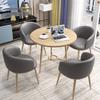SoOSSN Dining Chairs Set of 2 Counter Corner Leisure Chairs with Metal Legs PU Leather Seat and Backrests Dining Chairs (Color:Silver Gray) view 3