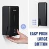 AIKE Wall Mount Liquid Soap Dispenser for Commercial Bathroom 27oz Large Capacity Manual Push Pump Black view 2