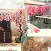 LPLYAA Indoor/Outdoor Simulation Plants Handmade Vivid Flowers Tree Silk Flowers Tree Artificial Cherry Blossom Trees Wishing Tree for Wedding Party Home Decor (Size : 2x2m/6.6x6.6ft) view 2