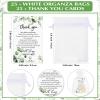 Seeloowy 100 Sets Wedding Souvenir for Guests Includes Wood Heart Puzzle Keychain Cards and Gift Bags Rustic Wedding Favors for Guests view 3