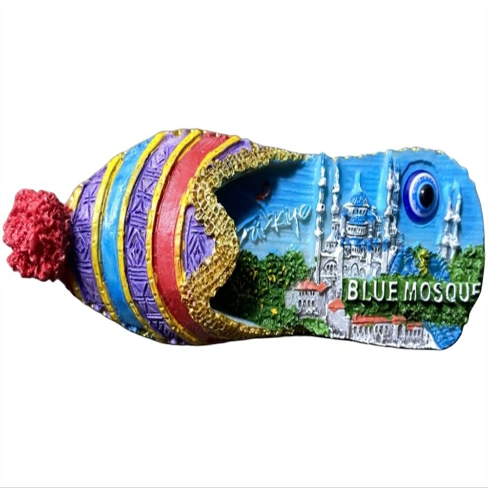 Blue Mosque Istanbul Turkey Fridge Magnet Travel Souvenir Refrigerator Decoration Resin Hand Painted Craft Collection
