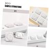 OSALADI 24pcs Outlet Covers Socket Safety Proofing Childproof Power Socket Protectors Design White view 3