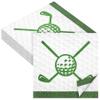 Aodaer 48 Pieces Golf Napkins 13 x 13 Inches Hole in One First Napkins Disposable Golf Cocktail Beverage Paper Napkins for Golf Themed Party Decorations Sports Party Supplies, Birthday Party view 1