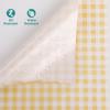 GeeRic Easter Day Waxed Deli Paper Sheets for Food 7 * 7 Inch, 100 Pcs Food Basket Liners for Sandwiches, 2026 Burgers, Checkered Deli Wrap Wax Paper Sheets Yellow view 3