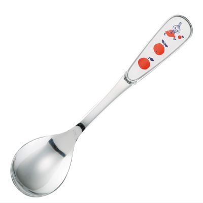 MOOMIN MM032-850 Color Series Stainless Steel Spoon, 5.3 inches (13.5 cm), Little My Red, Scandinavian Miscellaneous Goods, Present, Gift, Made in Japan