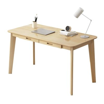 FEELIN Modern Simple Computer Desk, Home Office Workstation, Study Table, Gaming Desk, 120*55*75cm/47.2"*21.7"*29.5"(L x W x H), Beige
