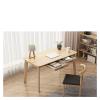 FEELIN Modern Simple Computer Desk, Home Office Workstation, Study Table, Gaming Desk, 120*55*75cm/47.2"*21.7"*29.5"(L x W x H), Beige view 4