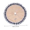Ciieeo 1pc Mat Christmas Tree Skirt Black White Lightweight for Holiday for Shops Homes view 3