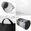 Laundry Hamper Round Laundry Basket with Handles Notebook on the Bed Laundry Hampers Waterproof Circular Hamper for Bathroom Storage Basket Dirty Clothes Hamper for Dirty Clothes view 4