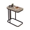 Narrow Side Table for Living Room, Small End Table with Composite Board Tabletop & Metal Frame for Bedroom, OfficeSofa Couch, Save Space(D2) view 1