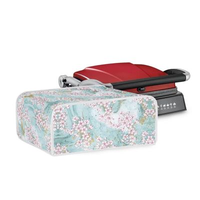 Freewander Cherry Blossom Electric Griddle Dust Cover Indoor Grill Cover Tabletop Griddle Appliance Accessories Grill Pan Protective Cover for Indoor Cooking for Home Kitchen